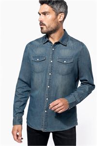 CAMICIA UOMO JEANS DENIM